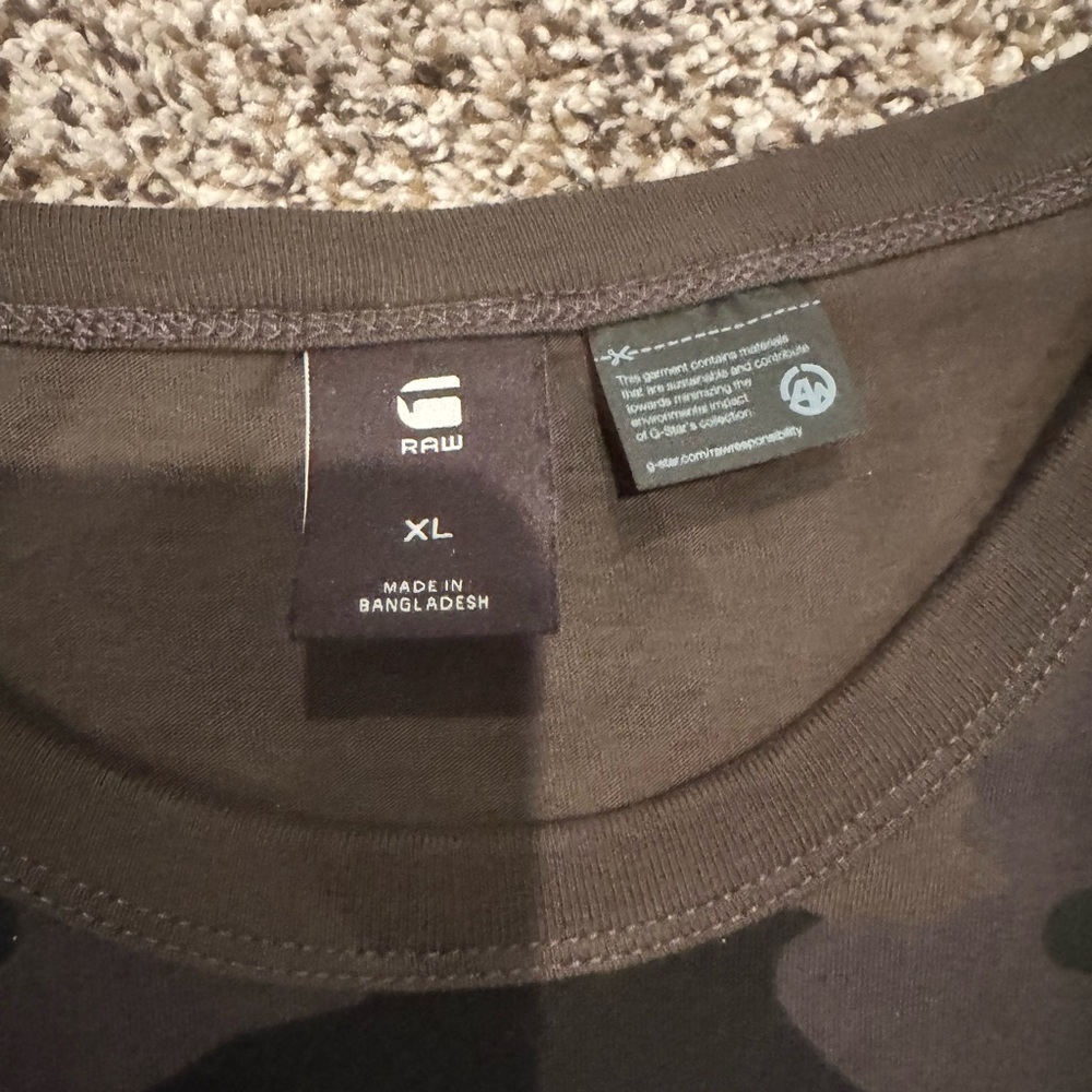 Men’s G-Star Dark Camouflage Tee - Picture 2 of 3